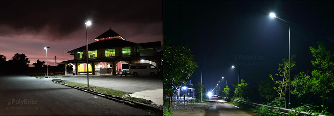 Solar Street Lights Working Now