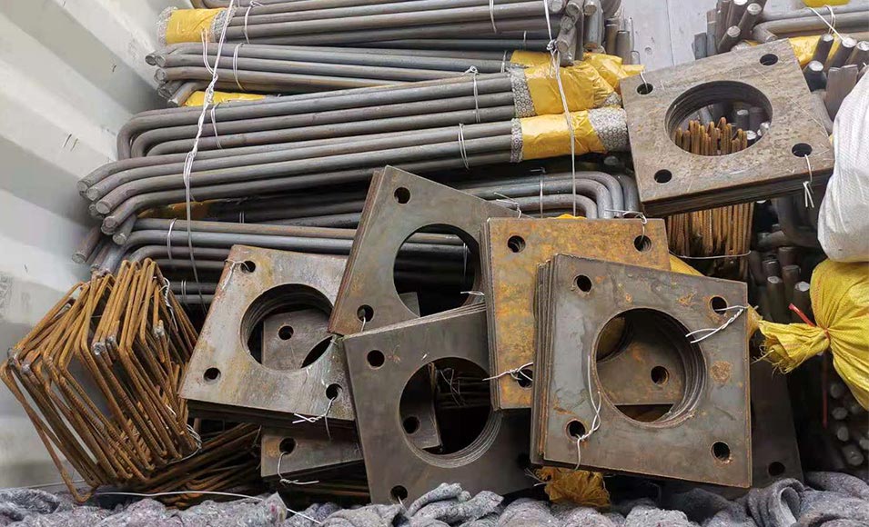 Solid buried parts to ensure good wind resistance